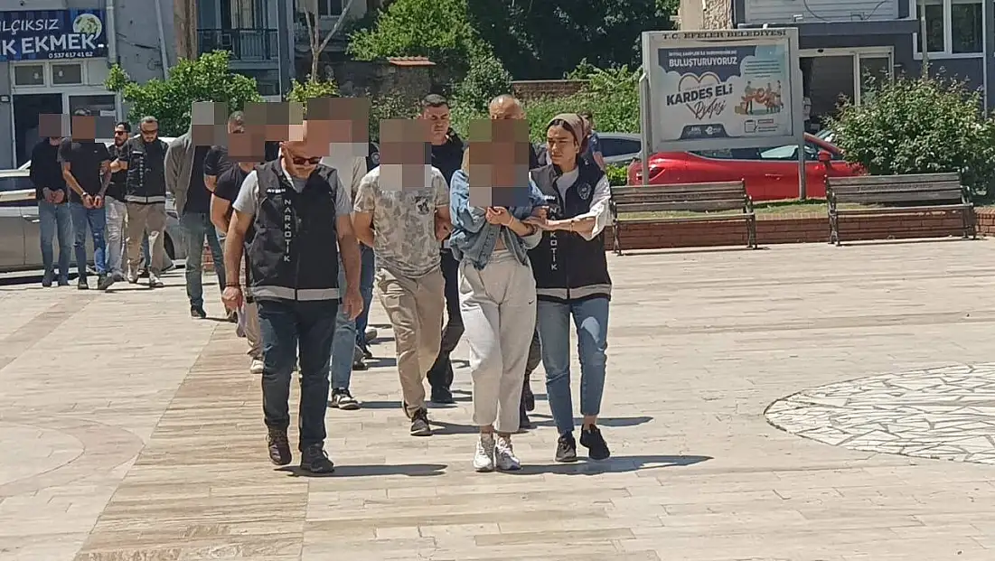 Aydın'da uyuşturucu operasyonu: 9 şüpheli yakalandı