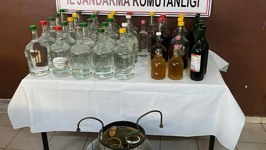 Jandarmadan kaçak alkol operasyonu