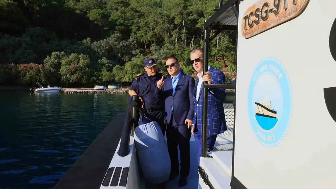Vali Akbıyık Fethiye-Göcek koylarında incelemelerde bulundu