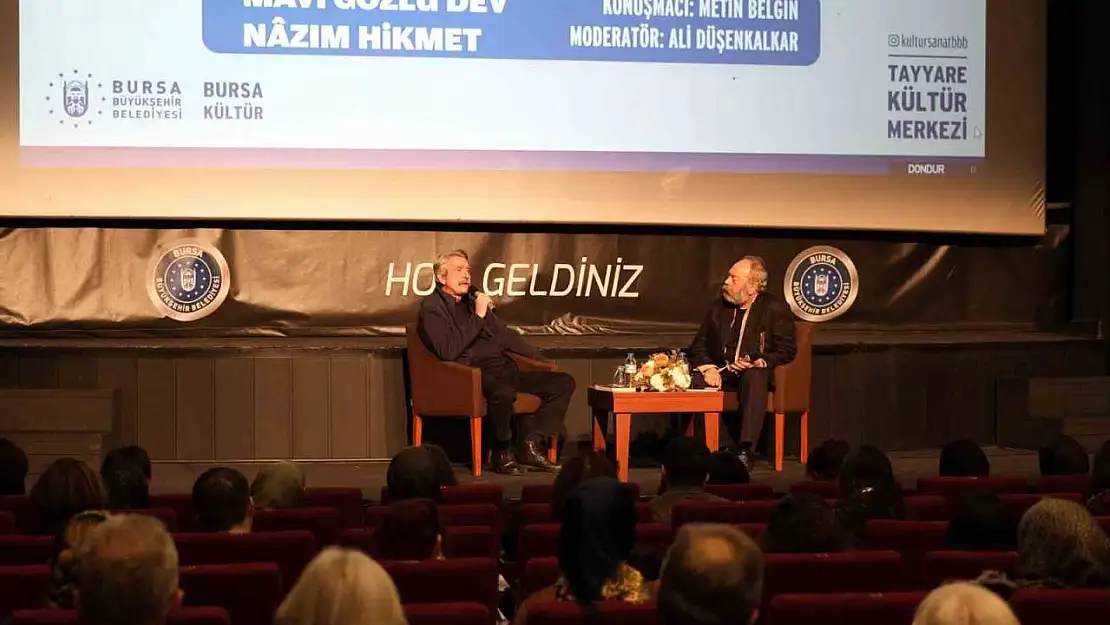 'Mavi gözlü dev' Nâzım Hikmet, Bursa'da anıldı