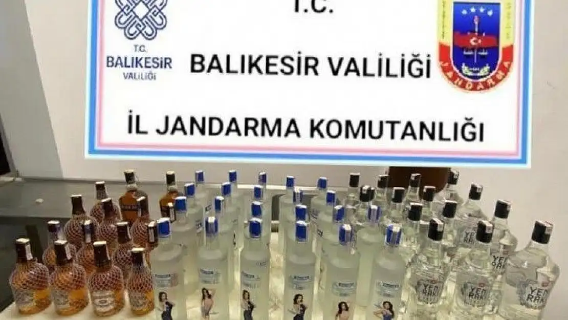 104 litre sahte içki ele geçirildi