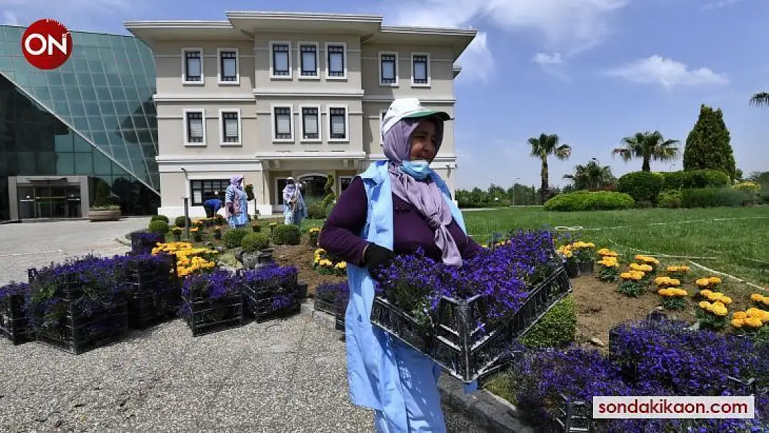 170 bin mevsimlik çiçek toprakla buluşuyor