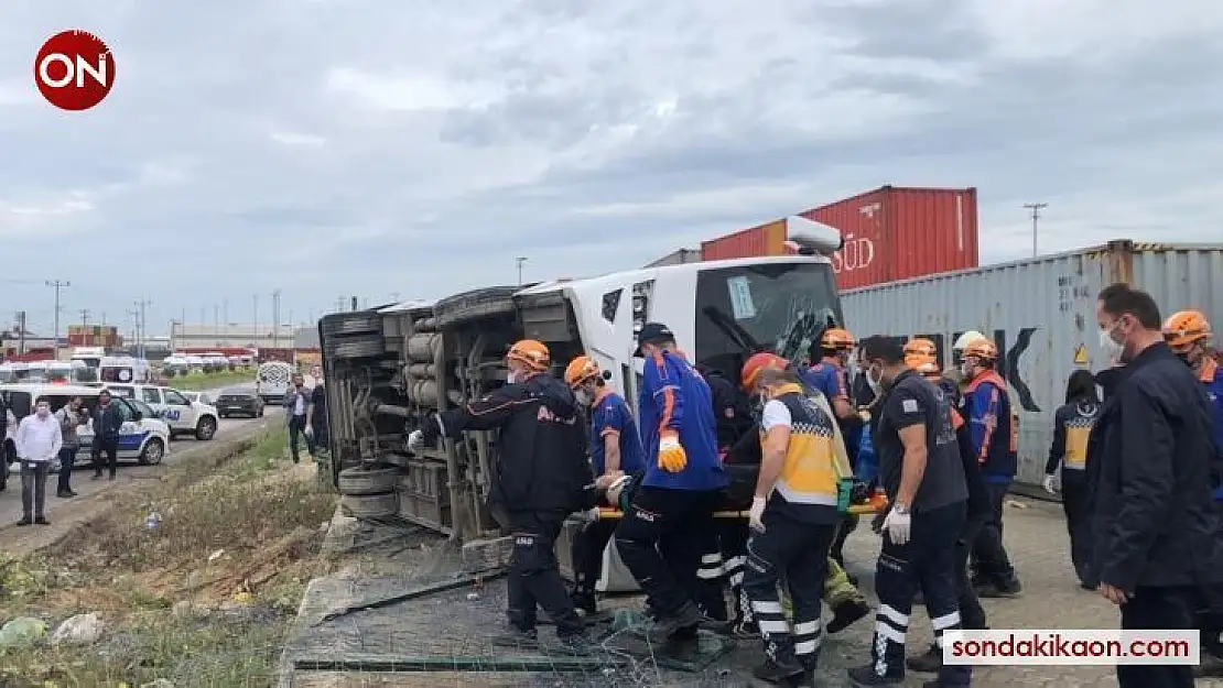 20 işçinin yaralandığı kazada, ölen kadının kimliği belli oldu