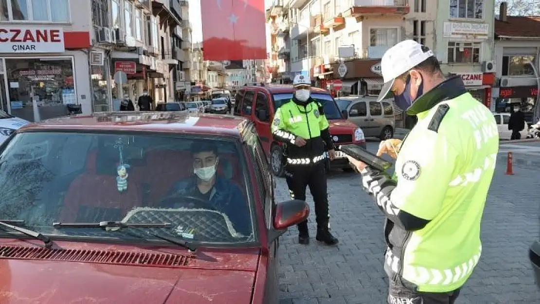 30 araç trafikten men edildi