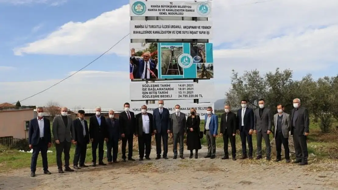 30 milyonluk altyapı yatırımına ilk kazma vuruldu