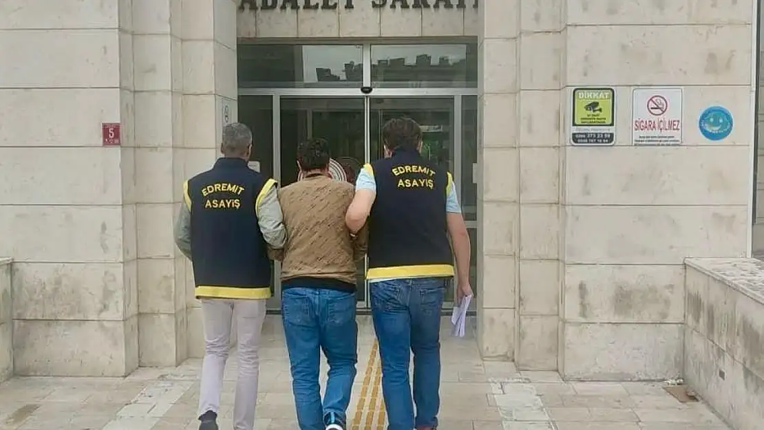 77 yıl hapis cezası olan şahıs Balıkesir'de yakalandı
