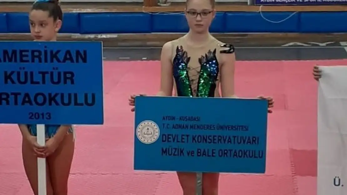 ADÜ Devlet Konservatuarı Öğrencisi Ersoy, jimnastik yarışmasında birinci oldu