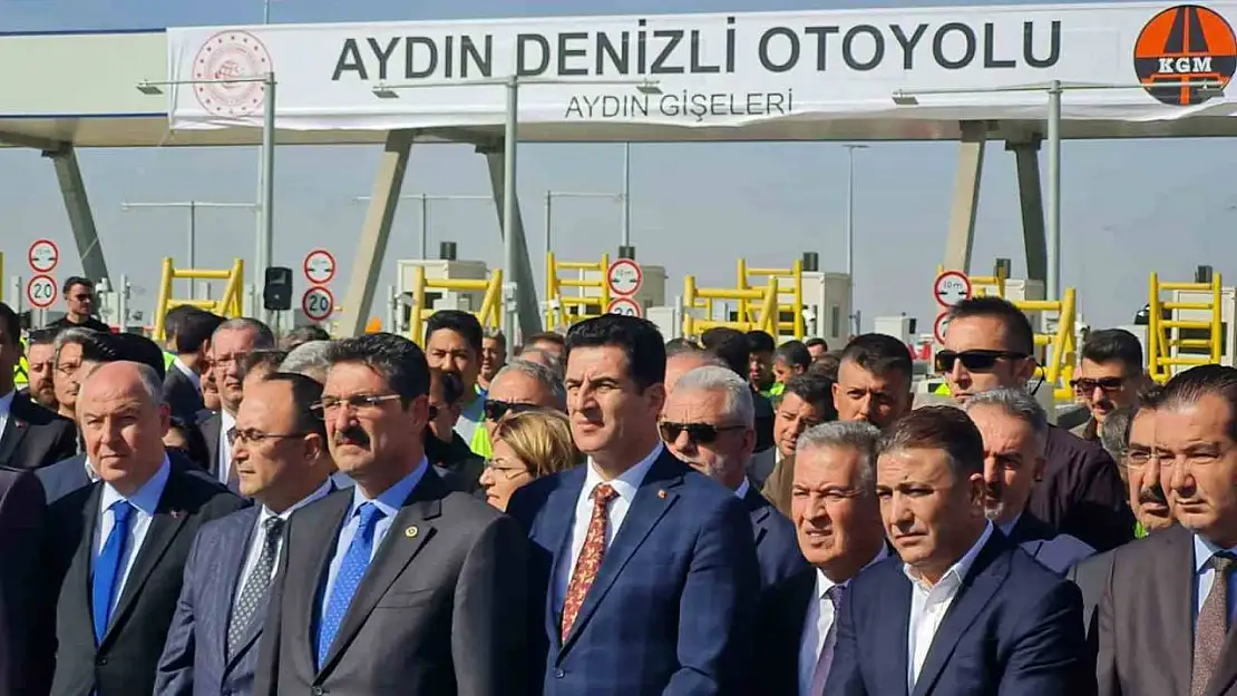 AK Parti Denizli İl Başkanı Yücel Güngör Denizli-Aydın otoyolunun açılışına katıldı