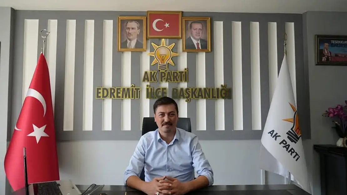 AK Parti Edremit İlçe Başkanı Ertaş'tan su sorunu açıklaması