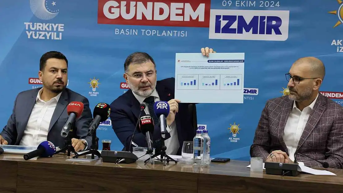 AK Parti İzmir İl Başkanı Saygılı: 'Başarısız yönetim İzmir Körfezi'ni adeta bir zehir çukuruna çevirdi'