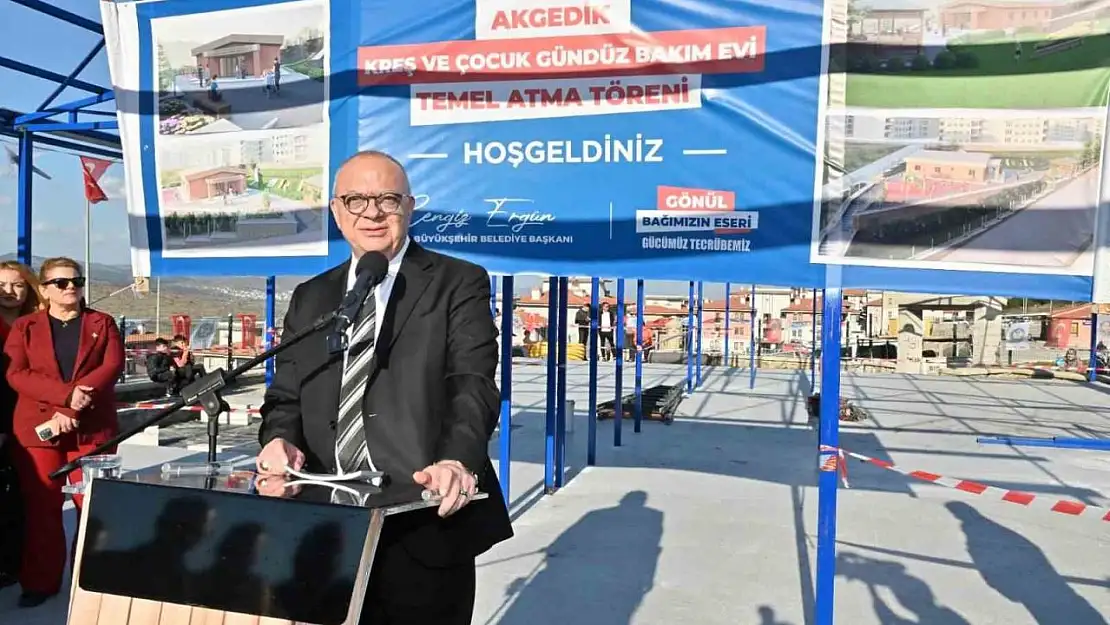 Akgedik ÇKSM ve Kreş Projesi'nin temeli atıldı