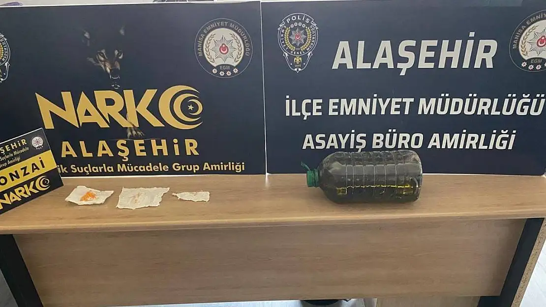 Alaşehir'de eş zamanlı uyuşturucu operasyonu