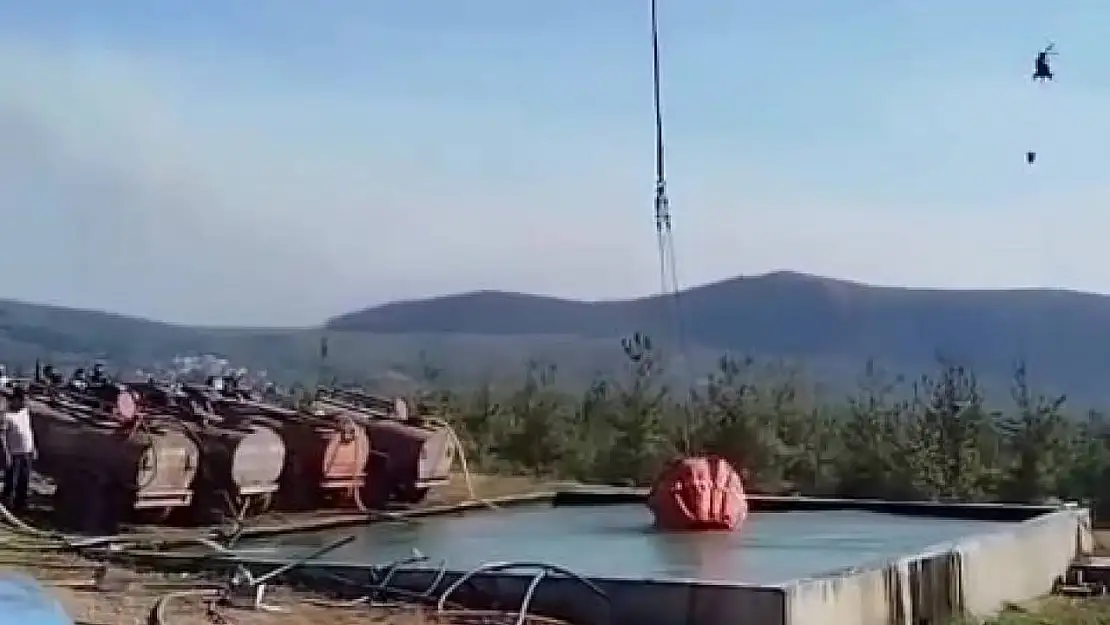 Alev savaşçısı pilotların gözünden Bursa yangınlarına acil müdahale
