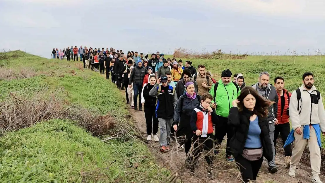 Aliağa Belediyesi ve AGM Spor Kulübünden Aliağa'da doğa turu