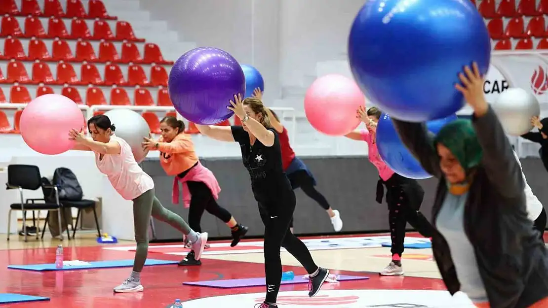 Aliağa'da kadınlara özel pilates ve aerobik kursu