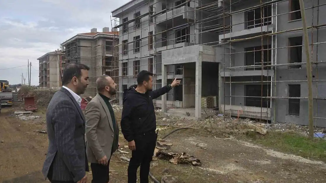 Aliağa'da TOKİ'de çalışmalar yeniden hızlandı