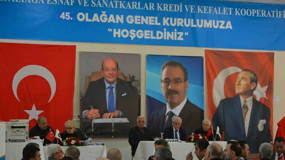 Aliağa Esnaf ve Sanatkarlar Kredi ve Kefalet Kooperatifi birleştirilmiş olağan genel kurul toplantısı yapıldı