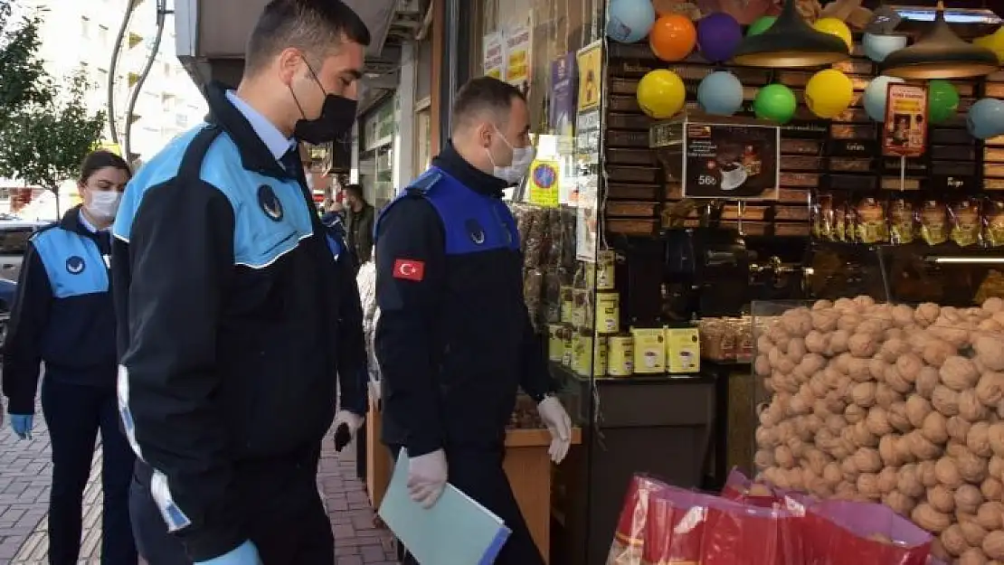 Aliağa Zabıtası yılbaşı denetiminde