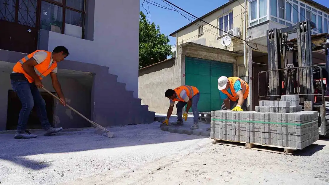 Altıeylül Belediyesi saha çalışmalarına hız verdi