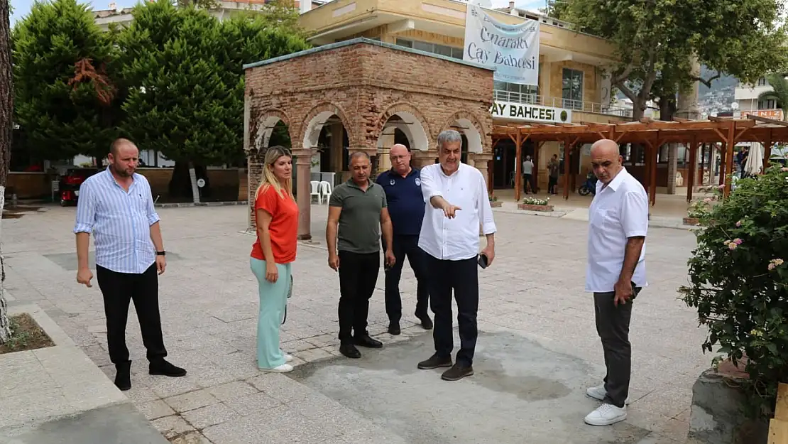 Altınoluk'un tarihi Çınaraltı Çay Bahçesi yeniden açılıyor