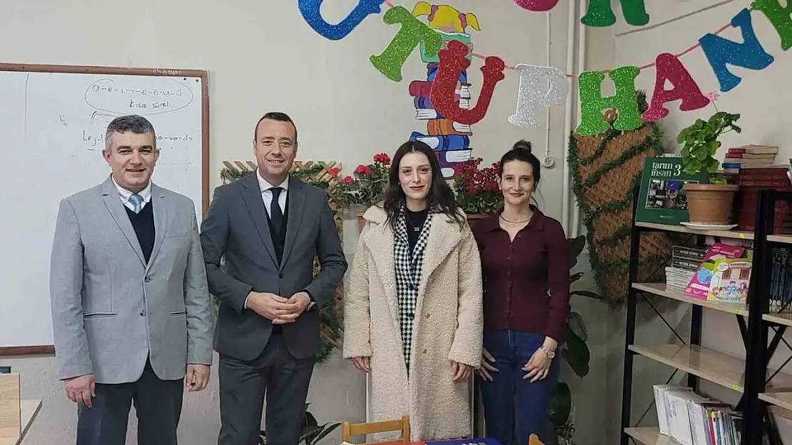 Altıntaş'ta Zafer İlkokulunda 'AGRO Kütüphanesi' oluşturuldu