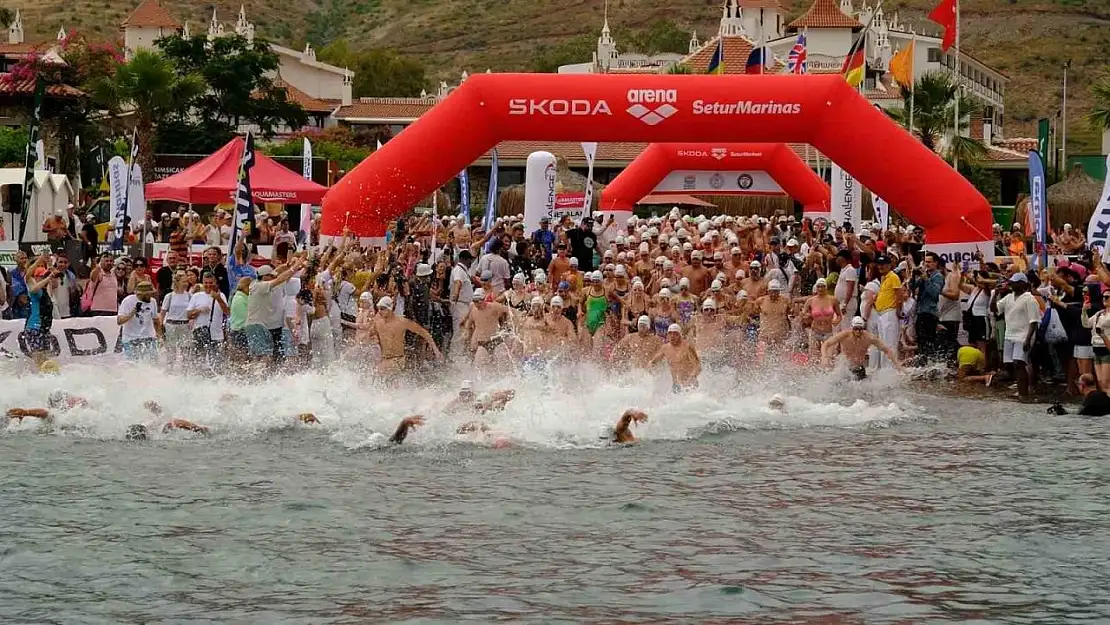 AquaChallenge Açık Su Yüzme Şampiyonası Marmaris'te tamamlandı