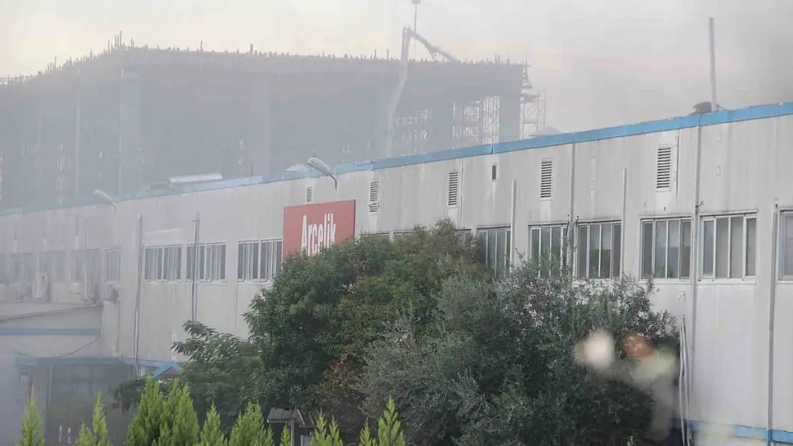 Arçelik Manisa fabrikasında korkutan yangın