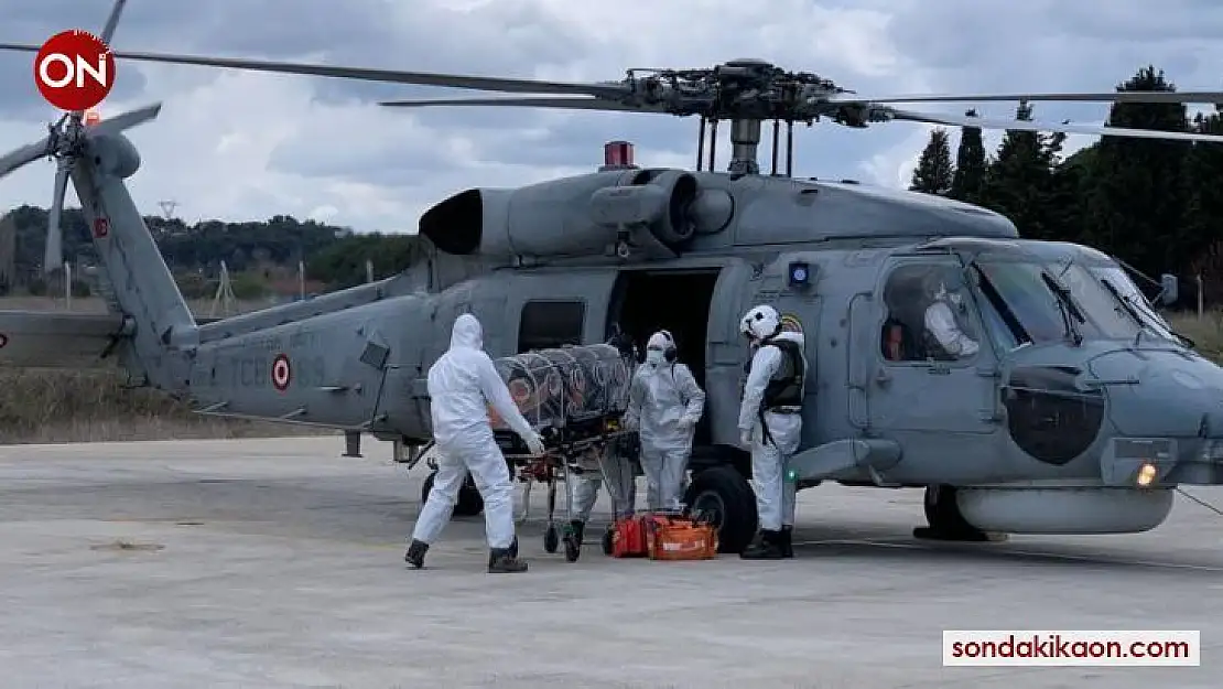 Askerî helikopterle hastaneye sevk edilen koronalı Rum öğretmen kurtarılamadı