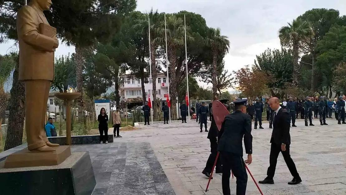 Atatürk ölümünün 86. yıl dönümünde Köyceğiz'de anıldı