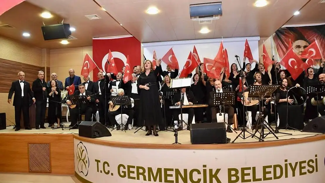 Atatürk, sevdiği şarkılarla Germencik'te anıldı