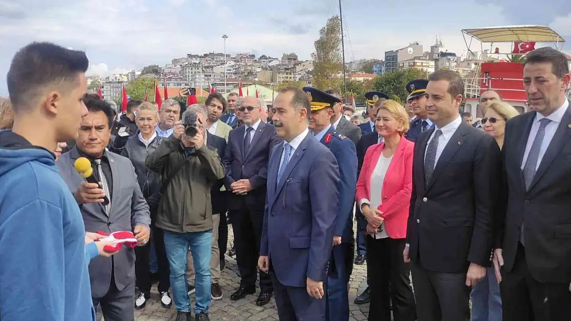 Atatürk'ün Bandırma'ya gelişinin  97. yıldönümü kutlandı