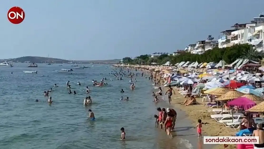 Avşa Adası'nda tatilci yoğunluğu