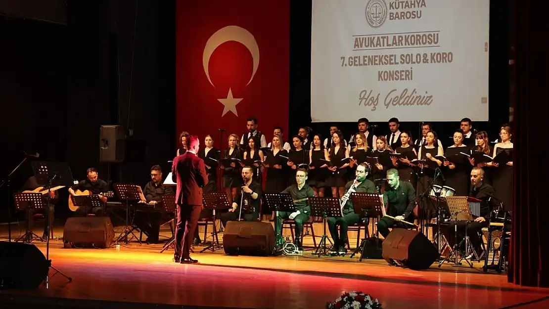Avukatların sesinden yankılanan konser ilgi gördü
