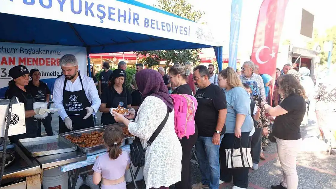 Aydın Büyükşehir Belediyesi'nden merhum Menderes anısına lokma hayrı