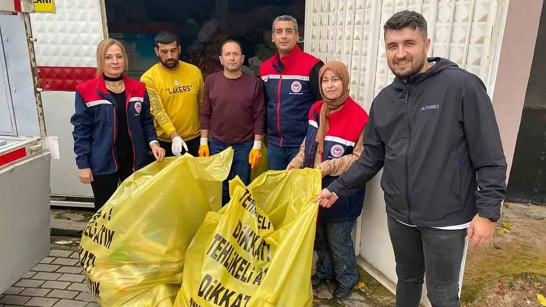 Aydın'da 11 bin kilogram zirai katı atık toplandı