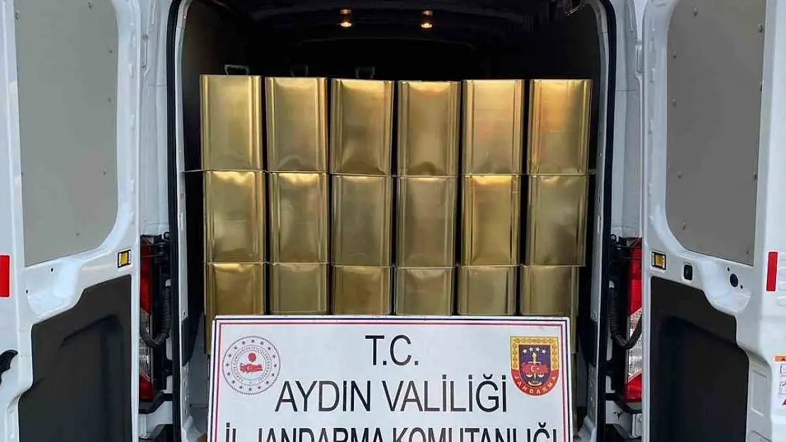 Aydın'da 3 ton 600 litre sahte zeytinyağı ele geçirildi