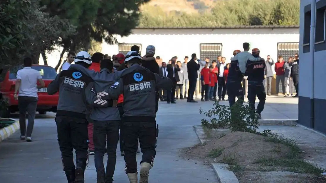 Aydın'da deprem anı tatbikatı yapıldı