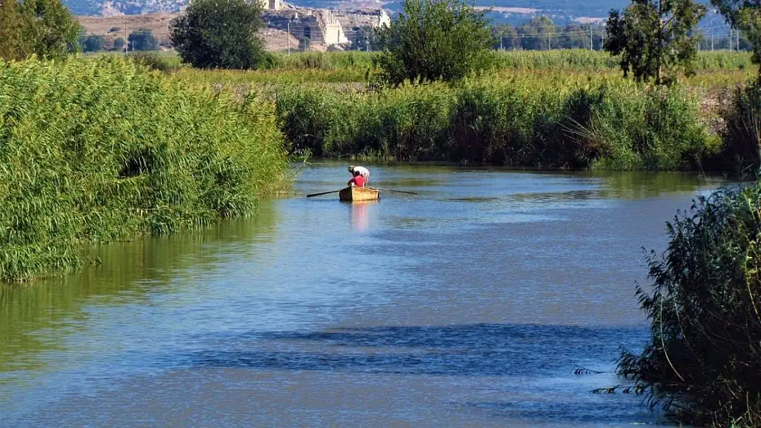 Aydın'da doğaseverler Büyük Menderes'e dikkat çekti