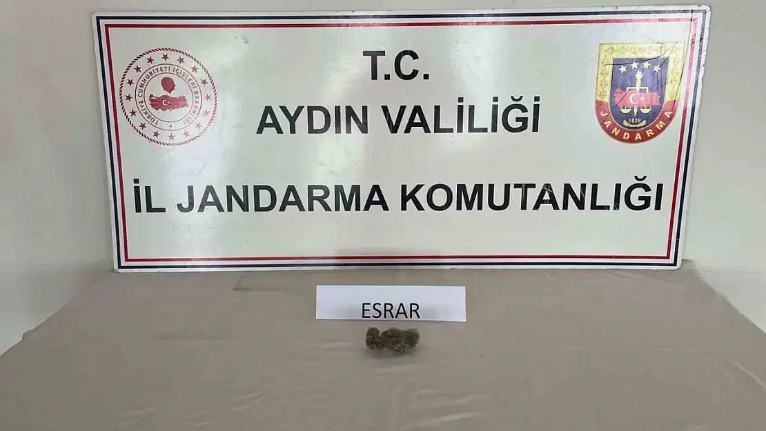 Aydın'da jandarma ekipleri uyuşturucuya geçit vermiyor