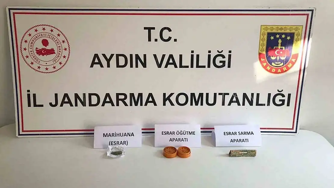 Aydın'da jandarma ekipleri uyuşturucuya geçit vermiyor