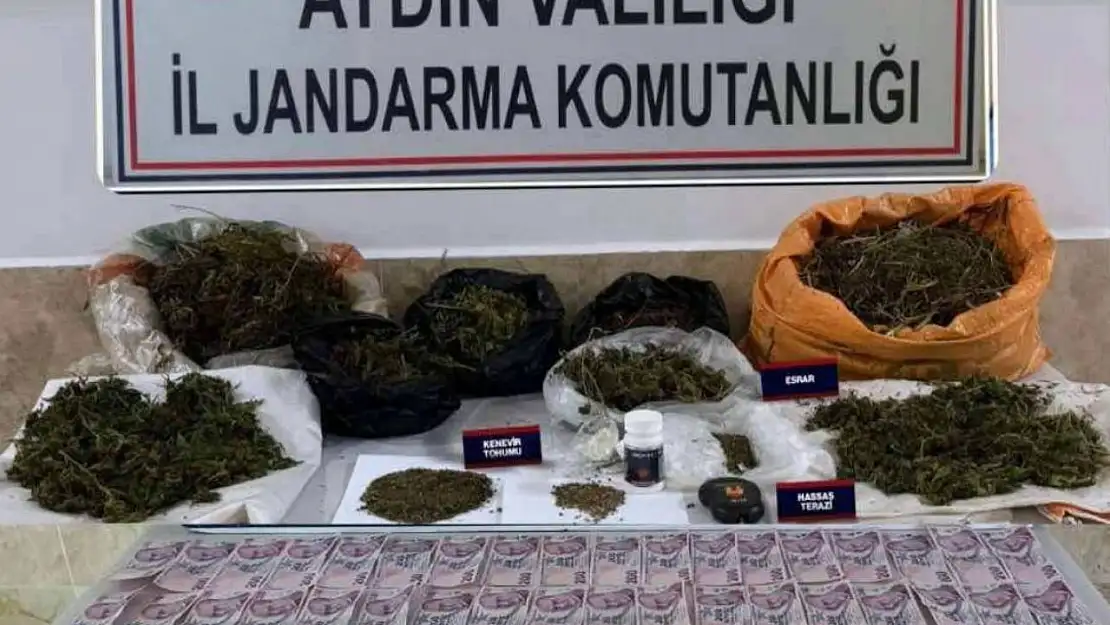 Aydın'da jandarma ekiplerinden uyuşturucu operasyonları: 33 gözaltı