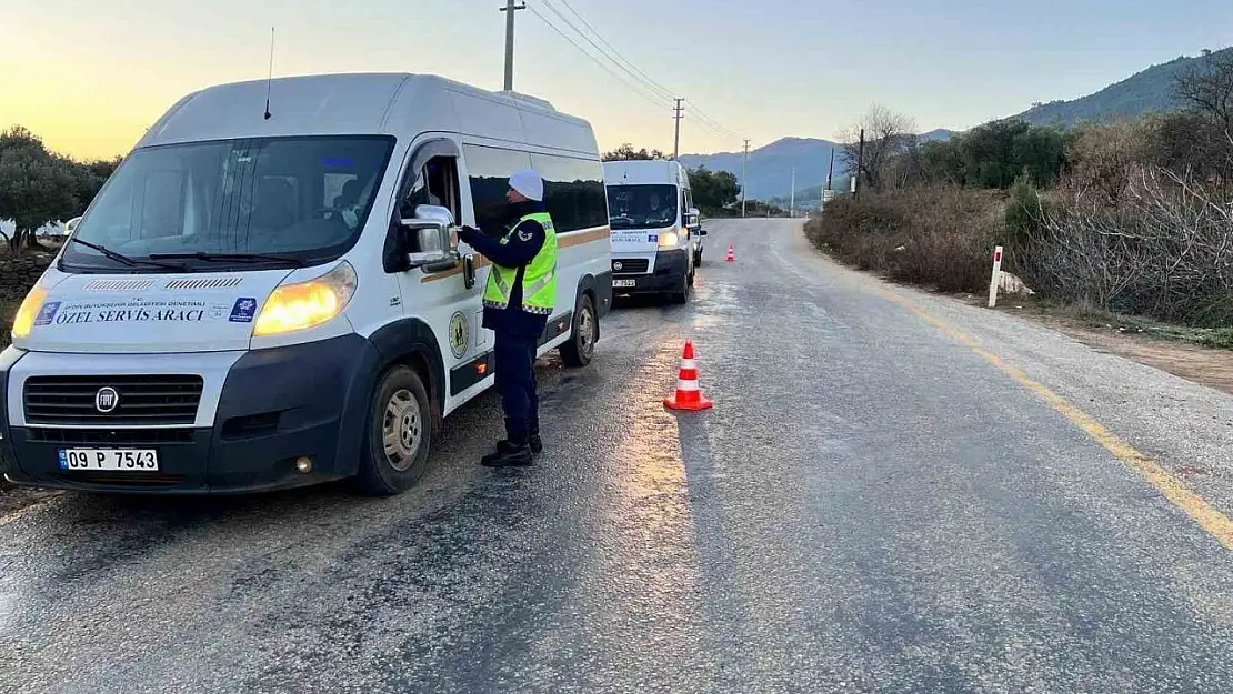 Aydın'da okul servisleri denetleniyor