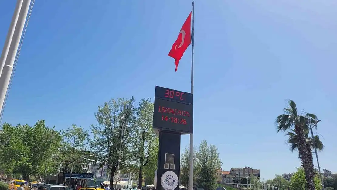 Aydın'da termometreler 30 dereceyi gördü