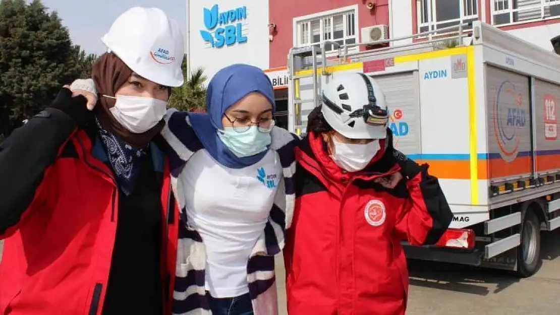 Aydın'daki tatbikat gerçeği aratmadı