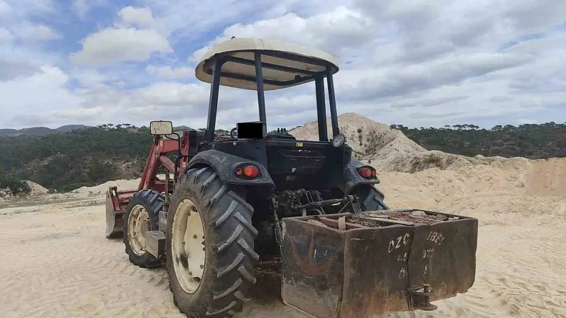 Aydın'dan çalınan traktör Kırıkkale'de bulundu