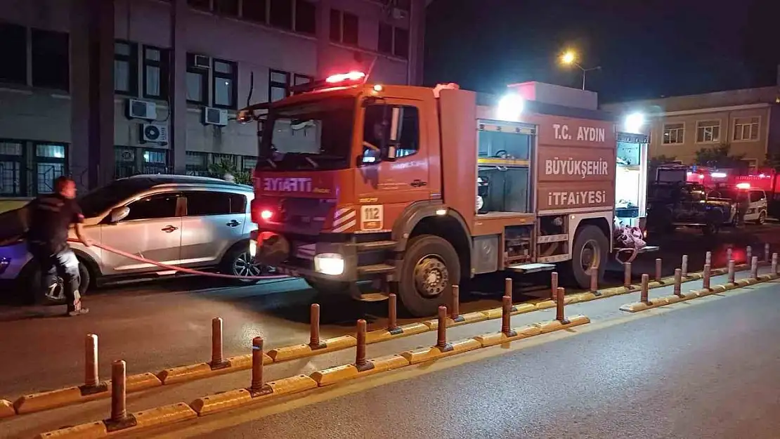 Aydın Devlet Hastanesi'nde yangın paniği