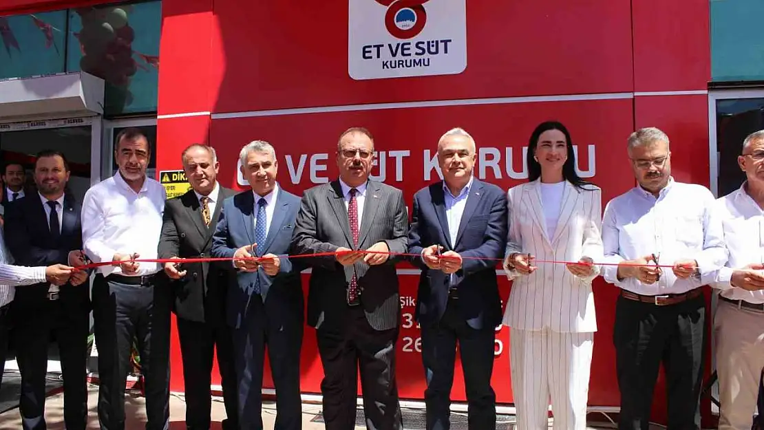 Aydın'ın ilk Et ve Süt Kurumu Mağazası İncirliova'da hizmete girdi