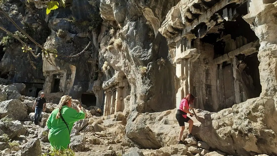 Aydınlı doğa severlerin rotası Fethiye oldu