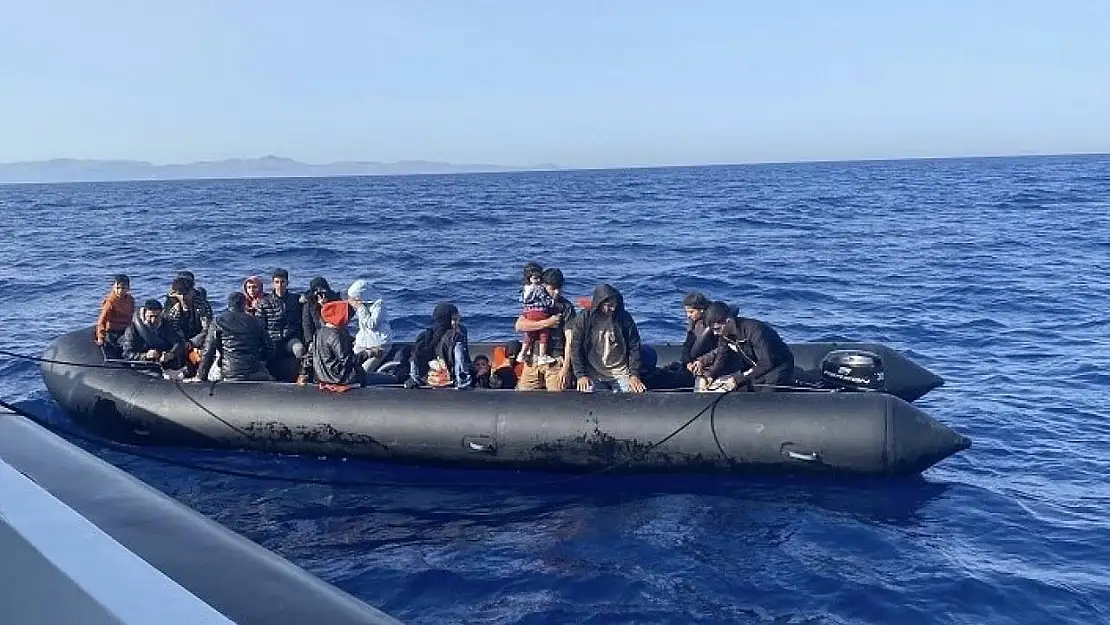 Ayvacık açıklarında 41 kaçak göçmen kurtarıldı