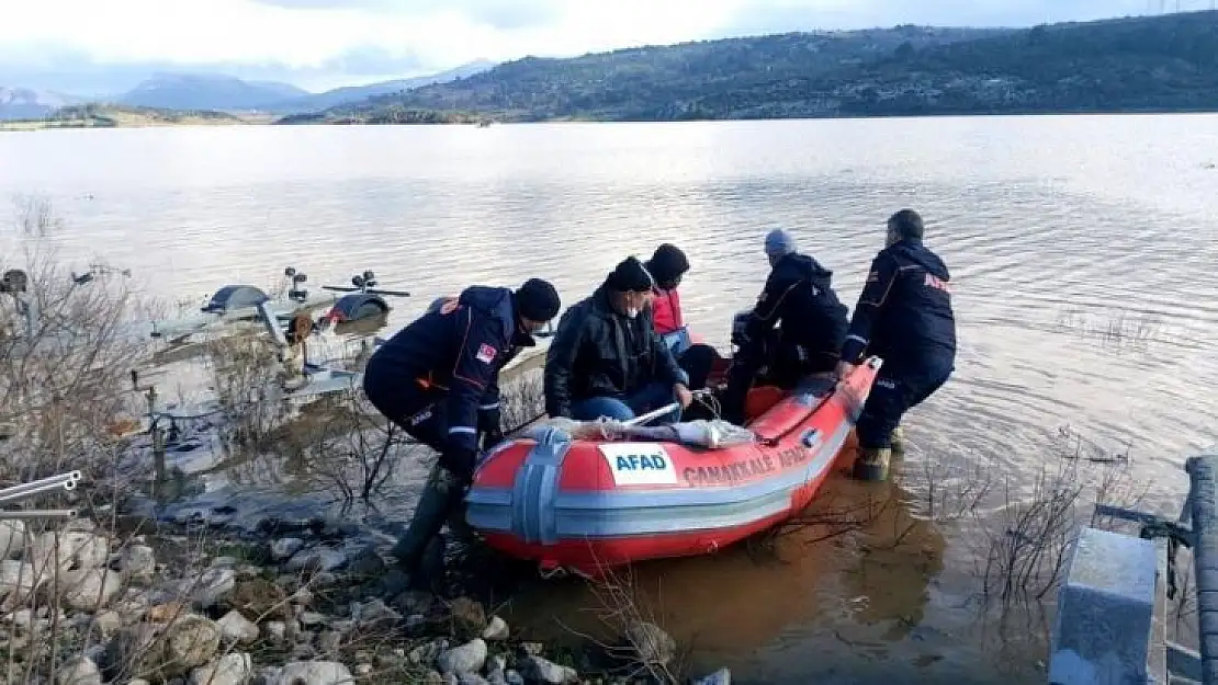 Ayvacık'taki arama kurtarma çalışmalarına ÇOMÜ'den destek